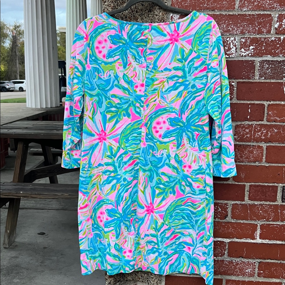 Lilly Pulitzer Pastel Tunic Dress WOMENS LARGE - Picture 2 of 4